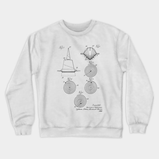 Appliance for Linear Bodies Vintage Patent Drawing Crewneck Sweatshirt by TheYoungDesigns